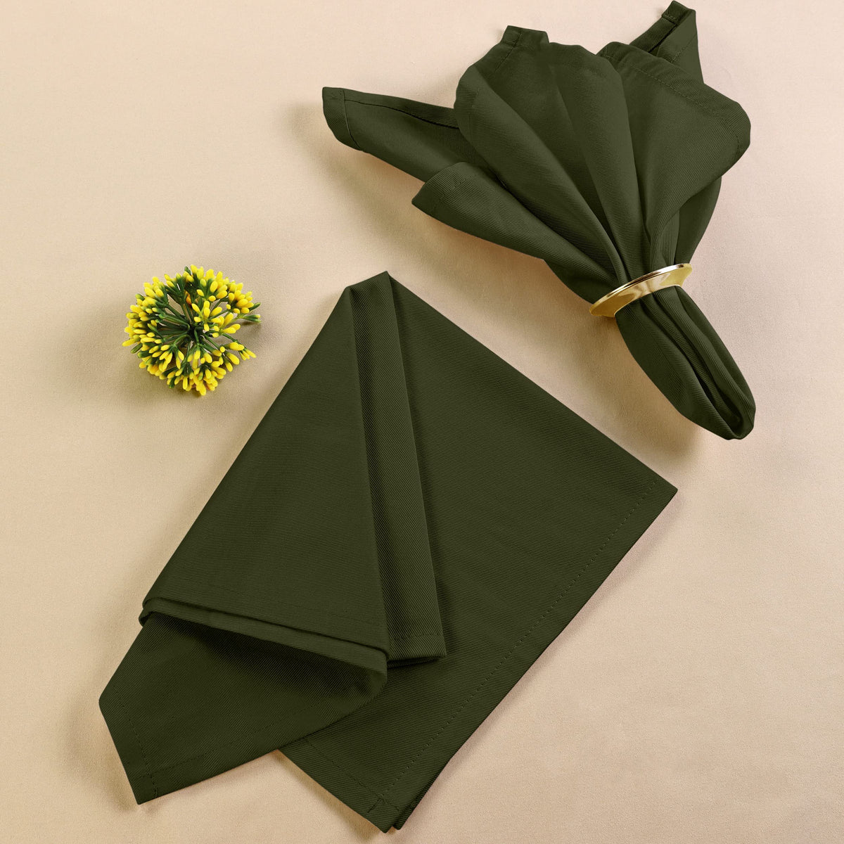 Utopia Kitchen machine-washable napkins resist fading with cold washing