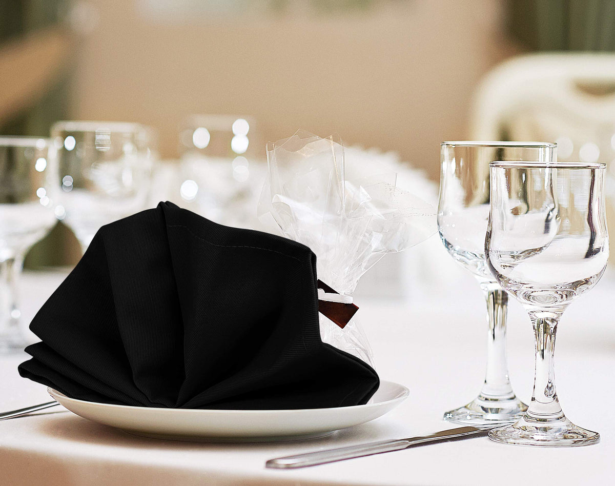 Utopia Kitchen restaurant-table napkins designed for durable, easy-care use.
