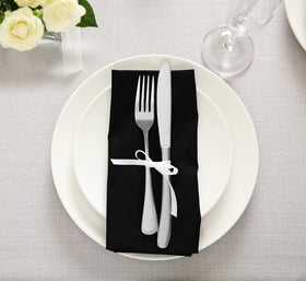 Utopia Kitchen wedding-reception napkins offer reusable elegance for guests.