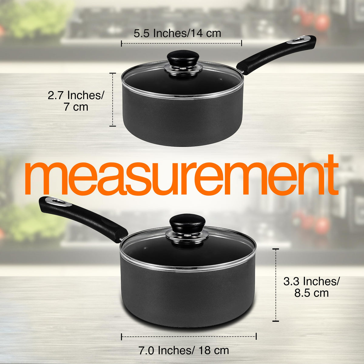 Utopia Kitchen 2 qt nonstick saucepan with lid for everyday meals