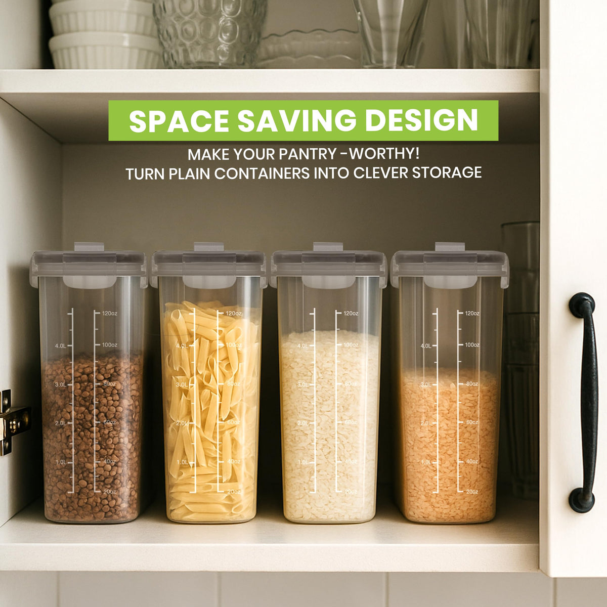 Utopia Kitchen refrigerator-safe storage is great for prepped ingredients.