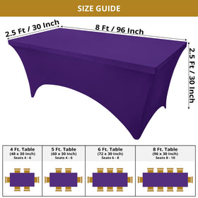 Utopia Kitchen spandex tablecloth two-pack ready for event display and storage