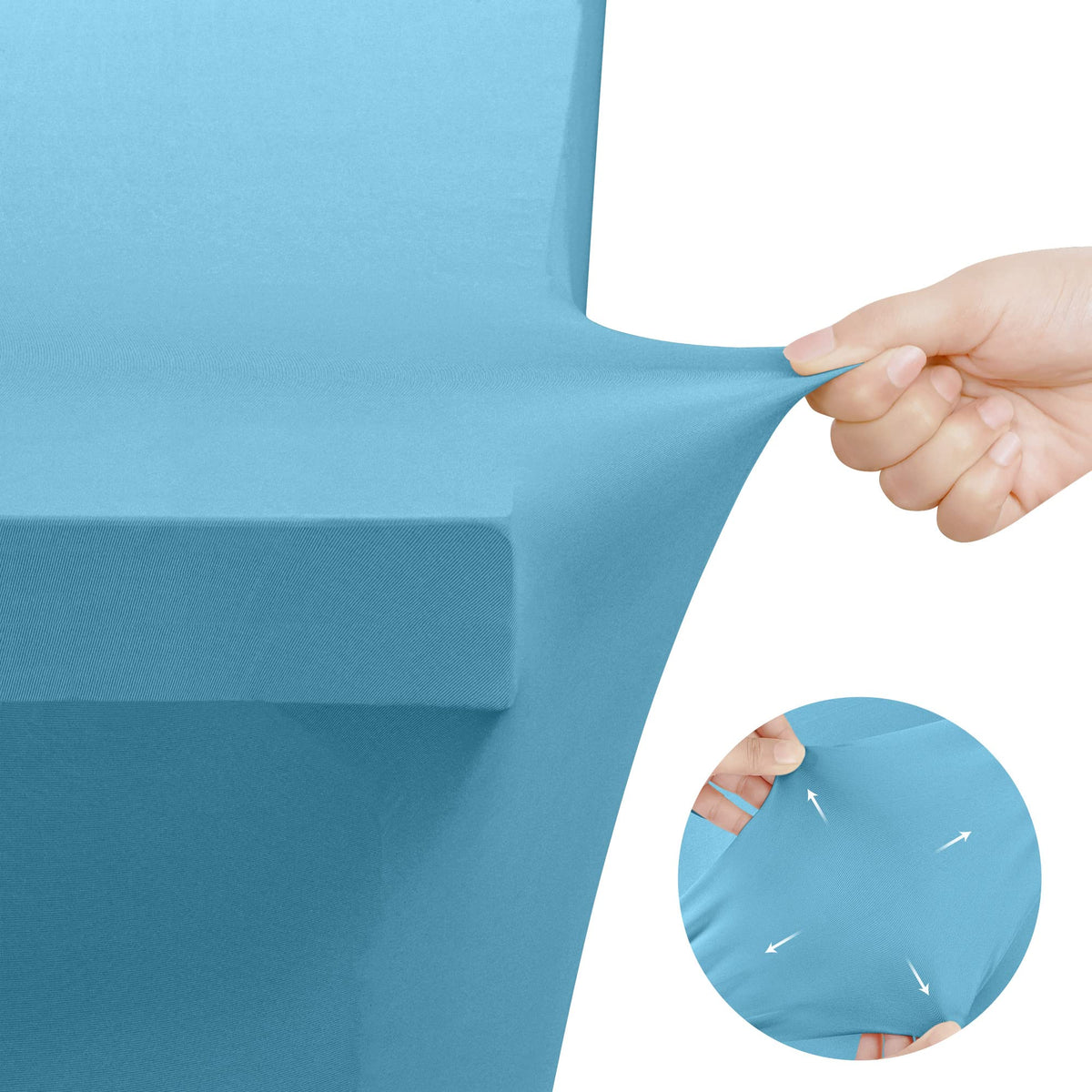 Utopia Kitchen tablecloth resists stains and scratches in busy settings