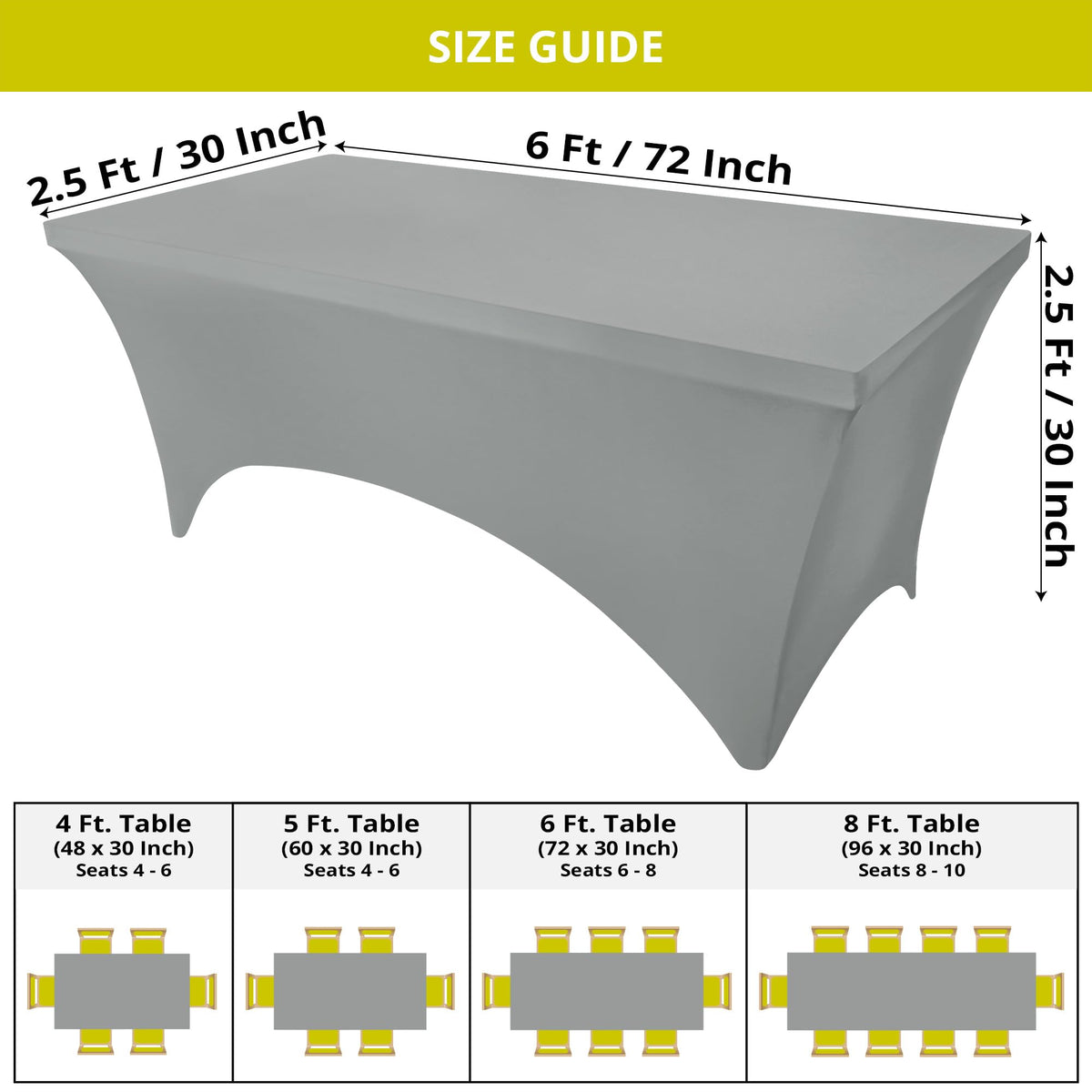 Durable fabric with leg pockets keeps the cover firmly in place.