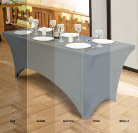 Wrinkle-resistant surface maintains a crisp look from setup to breakdown.
