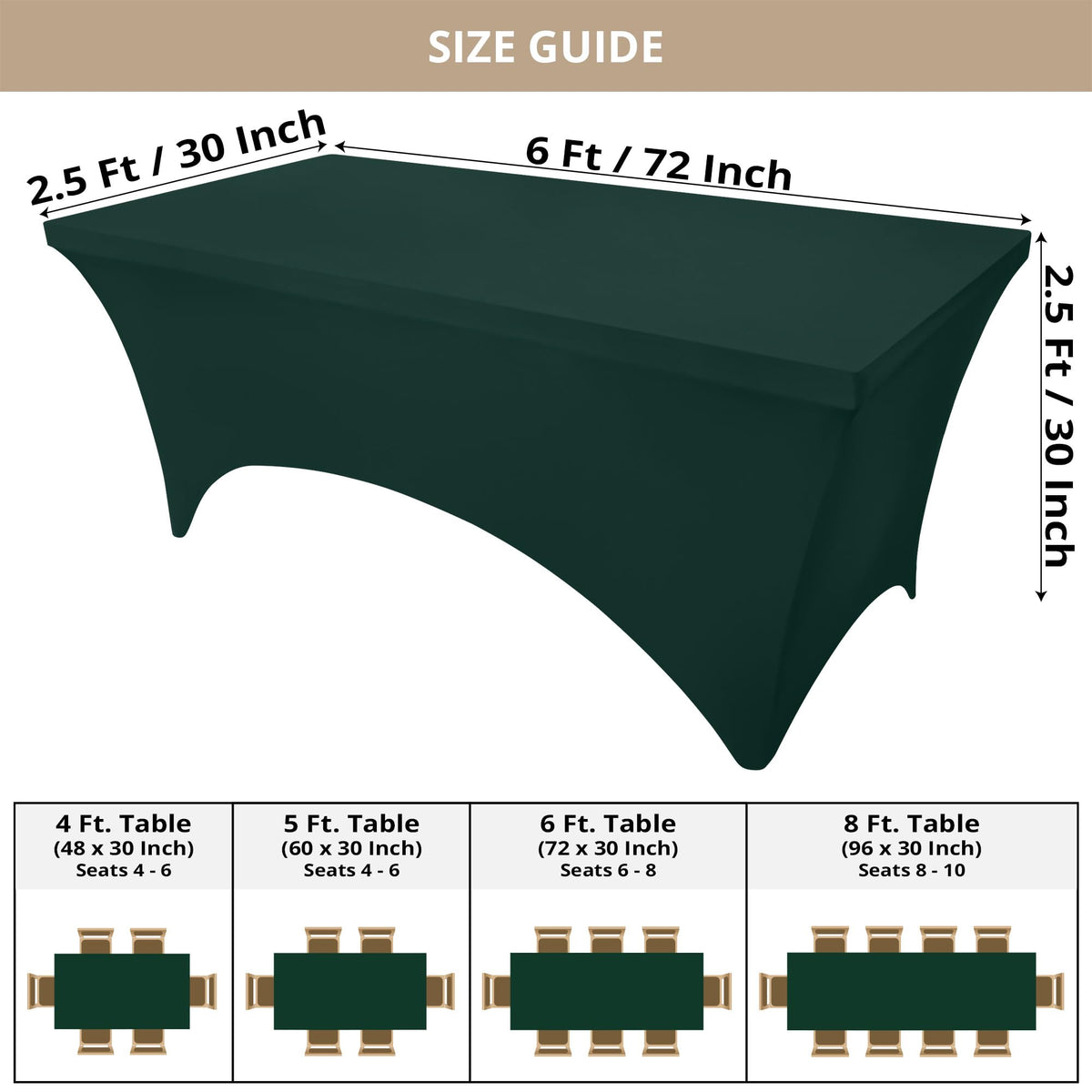 Utopia Kitchen tablecloth close-up stretch demonstrates durable fabric and wrinkle resistance.