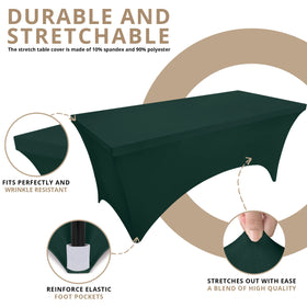 Utopia Kitchen tablecloth protects surfaces from spills and scratches during catering.