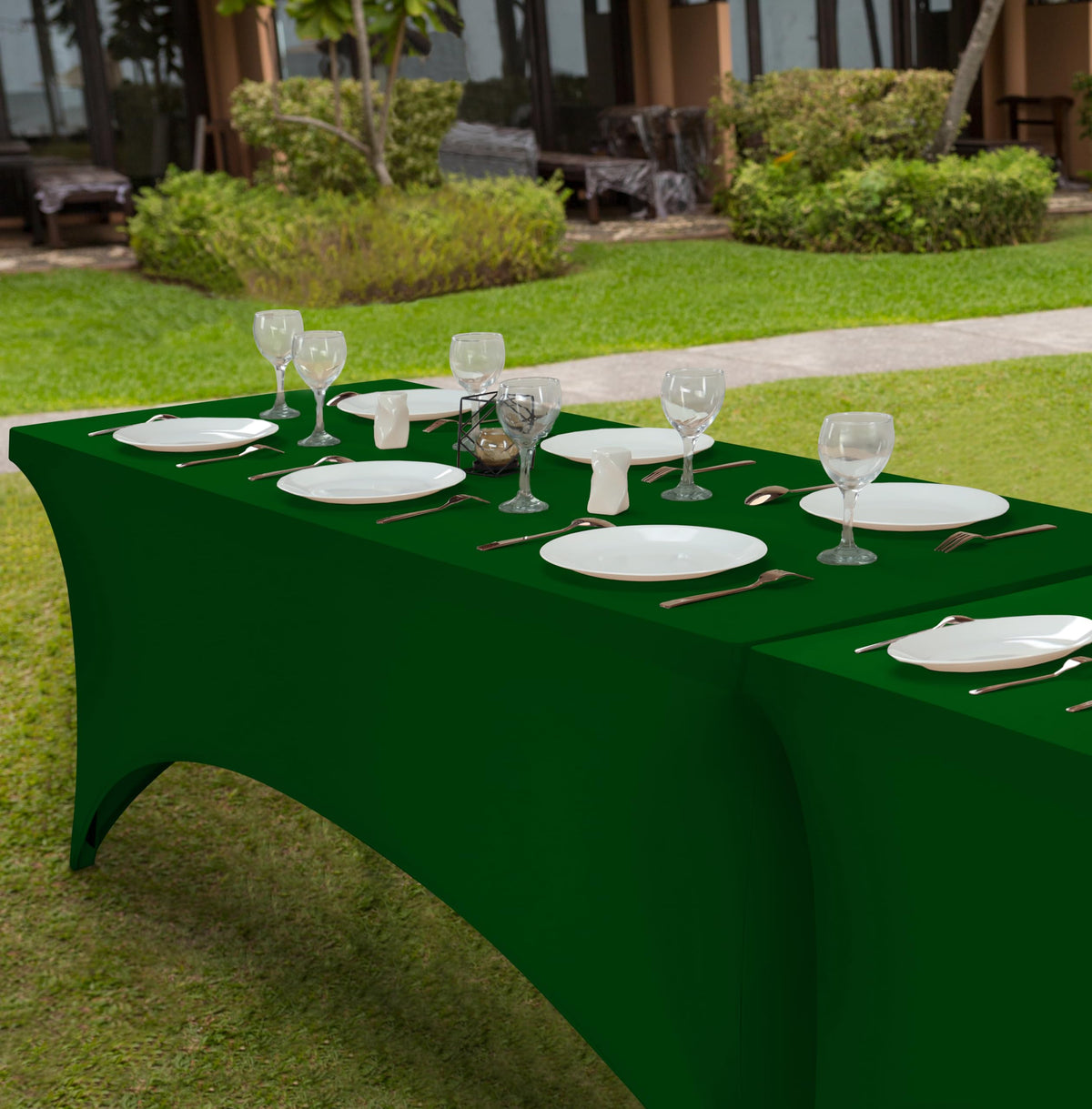 Designed for 72L x 30W x 30H inch tables for a professional presentation