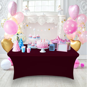 Durable, wrinkle-resistant stretch fabric from Utopia Kitchen tablecloth