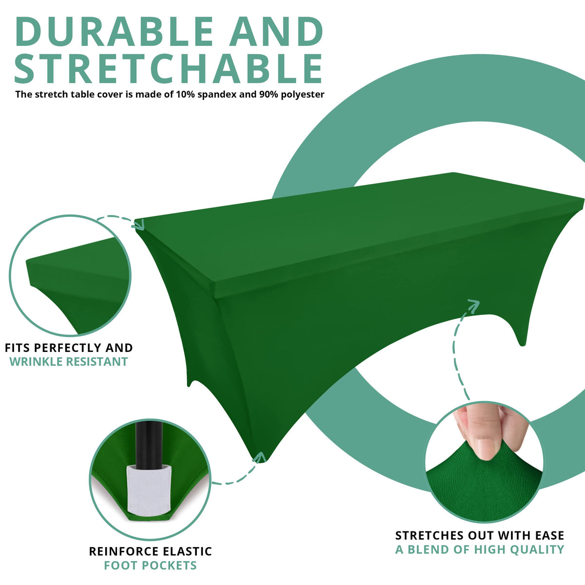 Utopia Kitchen pack of 2 tablecloths for versatile event setups