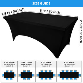 Utopia Kitchen spandex tablecloth stretch fabric closeup showcases durable, wrinkle-resistant material.