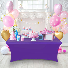 Utopia Kitchen Spandex tablecloth clean and easy to care after machine wash.