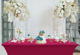 Utopia Kitchen spandex tablecloth two-pack for convenient event setup.