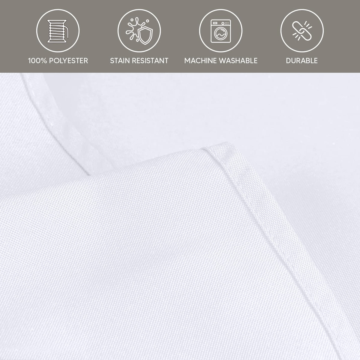 Utopia Kitchen restaurant-ready table cover for quick setups