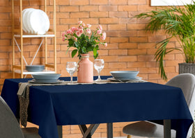 Stain-resistant surface protects the table during spills and meals.
