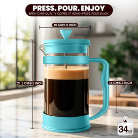 Utopia Kitchen Triple Filter System highlights precise filtration for richer aroma