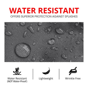 Utopia Kitchen water-resistant polyester apron protects clothing from light spills.