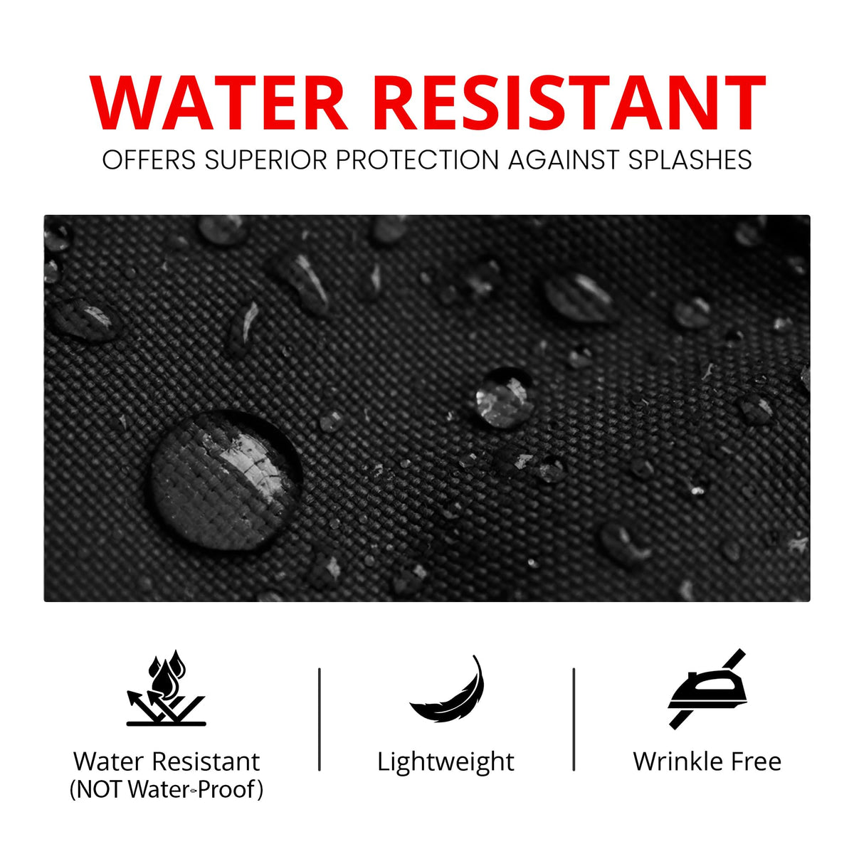 Utopia Kitchen waterdrop-resistant apron protects clothing during spills