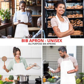 Utopia Kitchen wrinkle-free durable apron maintains neat appearance all day
