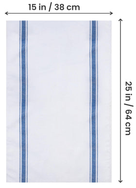Utopia Towels made of 100% cotton with a durable, absorbent weave.