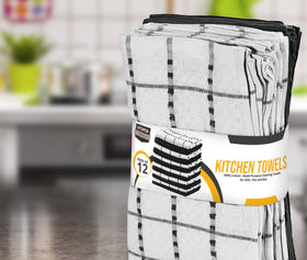 Utopia Towels highly absorbent towels for fast spill cleanup.
