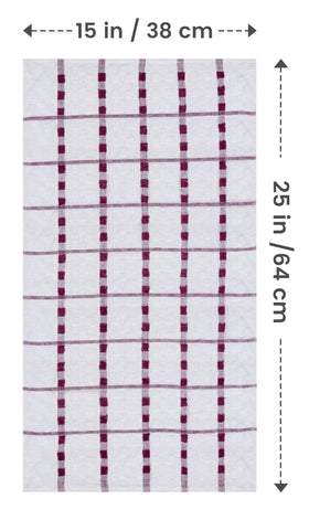 Utopia Towels dobby weave design adds style and durable performance.