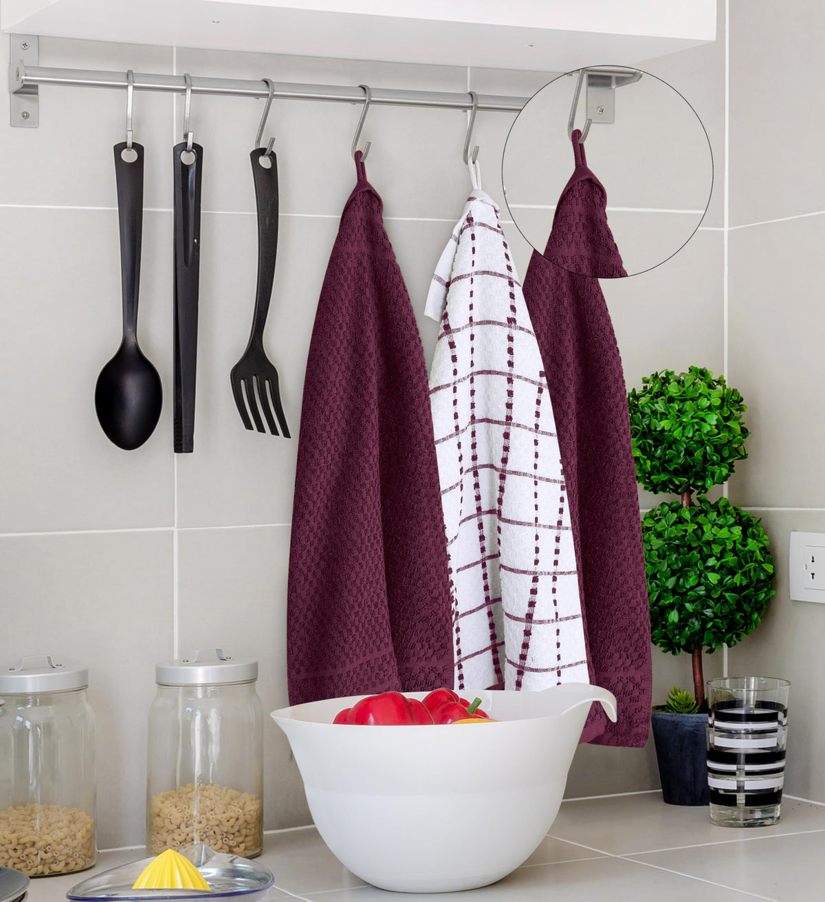 Utopia Towels easy-care towels that stay soft after machine washing.