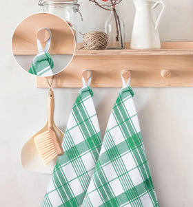 Utopia Towels ring-spun cotton dish towels, 100-percent absorbent and durable for frequent use.