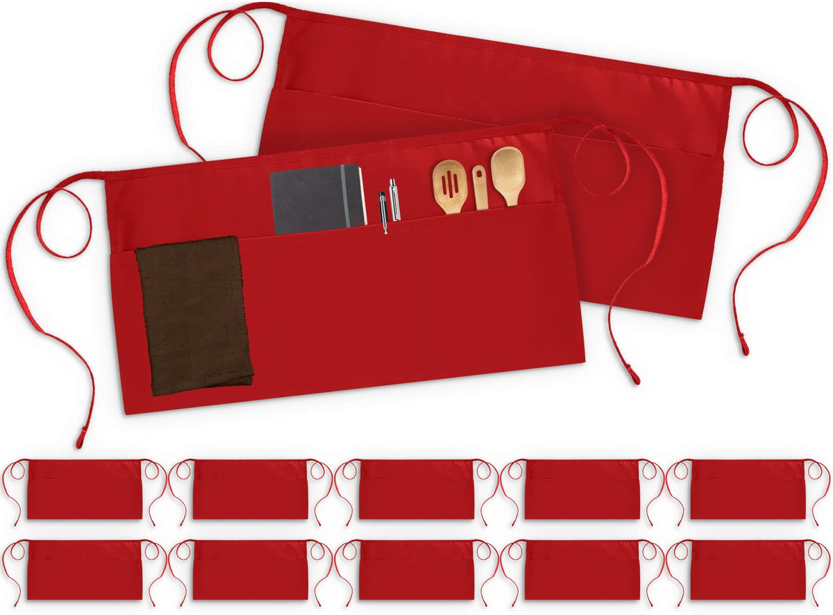 Utopia Wear machine-washable server apron for quick cleanup and longevity.
