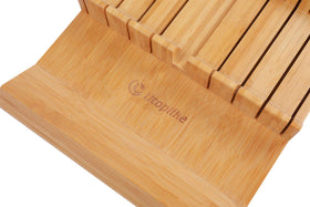 Utoplike large capacity keeps 16 knives organized before cooking.