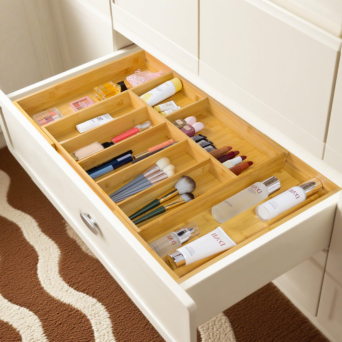 Utoplike versatile organizer suits kitchen, office, and crafts for flexible storage.