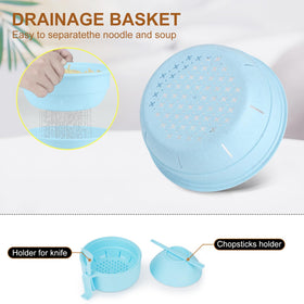 UUGLAM bowls with chopsticks and spoon for instant meals.