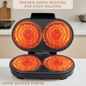 UVFAST nonstick plates ensure easy release and simple cleanup.
