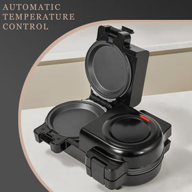 UVFAST Mini Waffles Maker plate heart waffle for fun family treats