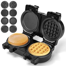 UVFAST Mini Waffles Maker plate traditional waffle for quick breakfasts