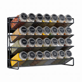 UVIAHOMI magnetic spice rack on fridge side for quick spice access