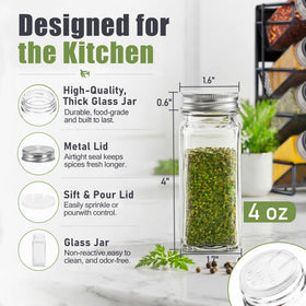 UVIAHOMI premium steel and thick glass jars with modern design