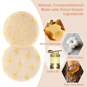 UWANJA beeswax bowl cover made from natural materials for eco-friendly kitchens.