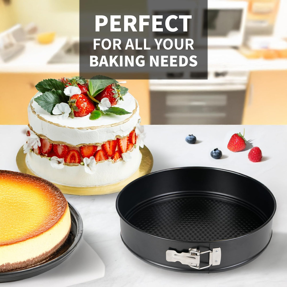 UWILLION honeycomb base aids even browning and easy cake release