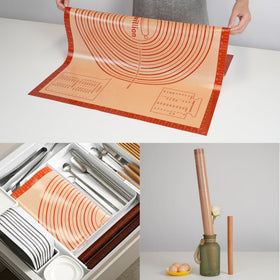 UWILLION non-slip base keeps dough steady on different work surfaces