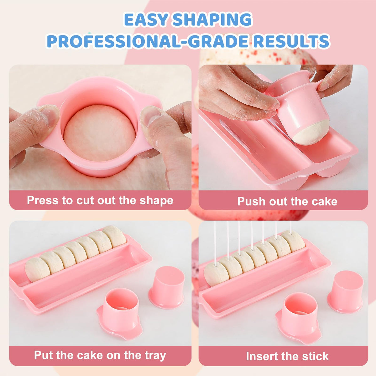 UwinVwin acrylic stands offer movable, stable display for cake pops