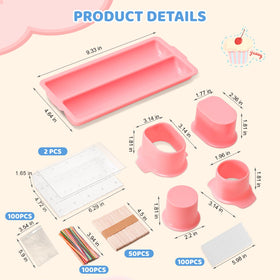 UwinVwin baking tray provides a stable prep surface for desserts