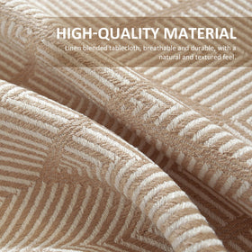 UWWGKK linen napkins close-up highlighting natural texture for refined table setting.