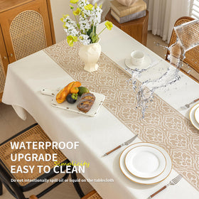 UWWGKK Nordic Beige easy-care fabric; wipe clean or machine wash.