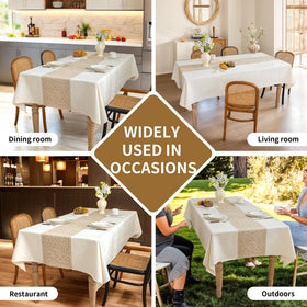 UWWGKK Nordic Beige floral pattern brings timeless charm.