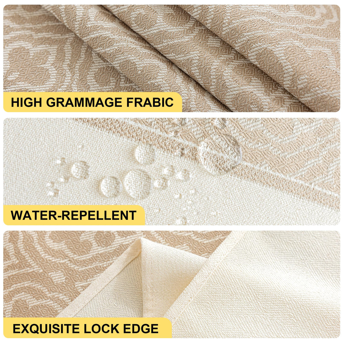 UWWGKK Nordic Beige waterproof coating repels spills during gatherings.