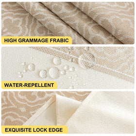 UWWGKK Nordic Beige waterproof coating repels spills during gatherings.