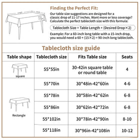 UWWGKK vintage tablecloth showcases retro elegant design for special occasions.