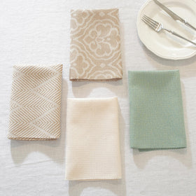 UWWGKK washable napkins machine-washable fabric, easy care and quick drying.