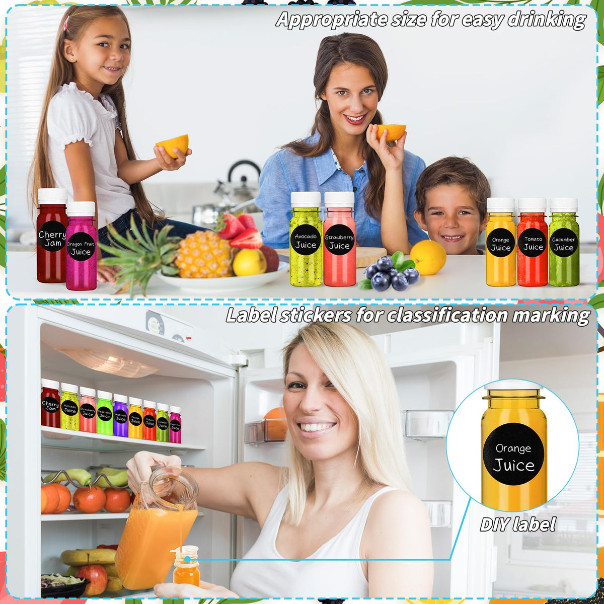 UZLU BPA-free reusable bottles for eco-friendly use.